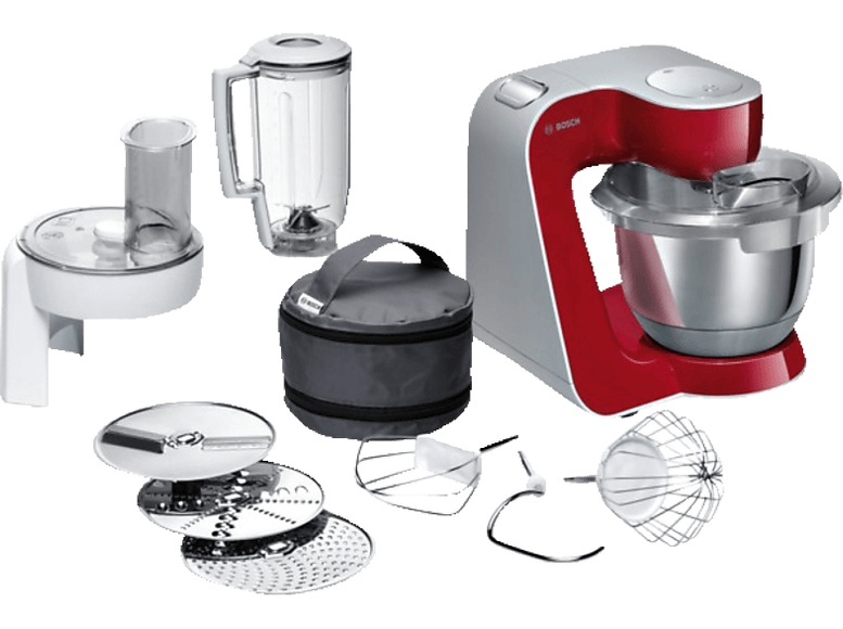 Bosch Mum58720 CreationLine - Küchenmaschine (Deep Red)