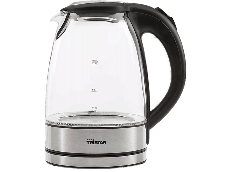 Tristar Wk-3777 - Wasserkocher (Transparent/Schwarz/Metallisch)