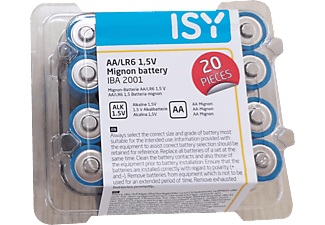 ISY Iba-2001 AA 20Pcs - Batterie (Blau)