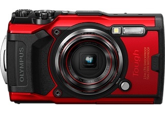 Olympus Tough TG-6 Digitalkamera 12 Mio. Pixel Opt. Zoom: 4 x Rot GPS, Stoßfest, Wasserdicht bis 15 m, Frostbeständig,