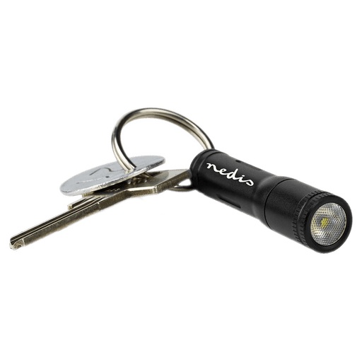 Nedis LED-Schlüssel-Taschenlampe Schwarz
