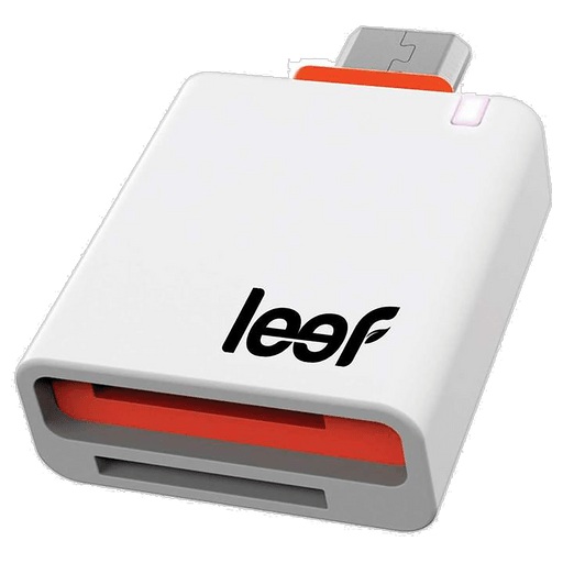 Leef - Access Micro-USB Kartenleser für Micro SD Karten (LACM0WN00E6) - Weiss