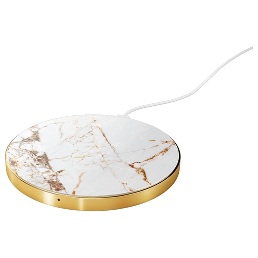 iDeal of Sweden Qi Induktionsladegerät Wireless Ladestation 10W Carrara Gold (IDFQI-46)