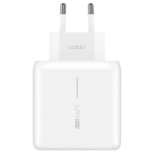 Oppo - (65W/6.5A) Super VOOC 2.0 USB Fast Charge GaN Ladegerät (VCA7JCEH) - Weiss