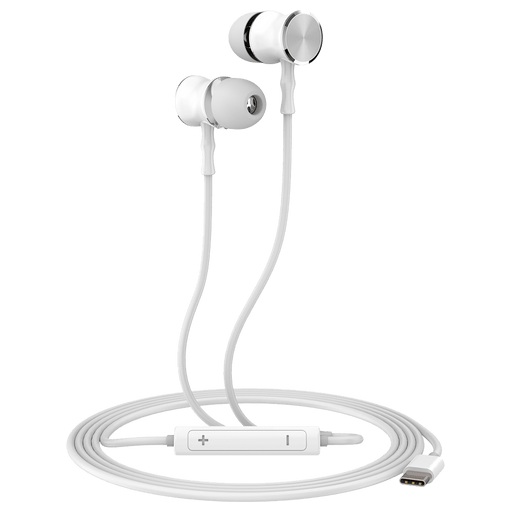 itStyle Stereo Headset in ear USB C white Weiss