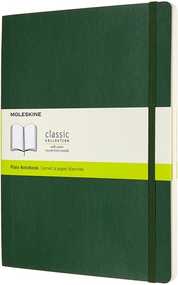 Moleskine Notizbuch, Xlarge, Blanko, Soft Cover, Myrtengrün