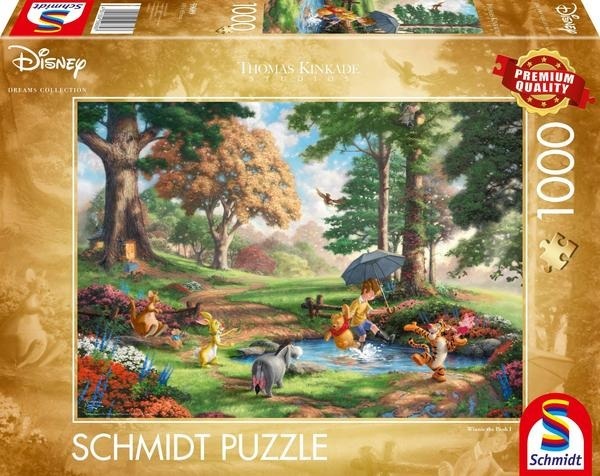 Schmidt 59689 - Disney, Winnie The Pooh, Thomas Kinkade, Puzzle,