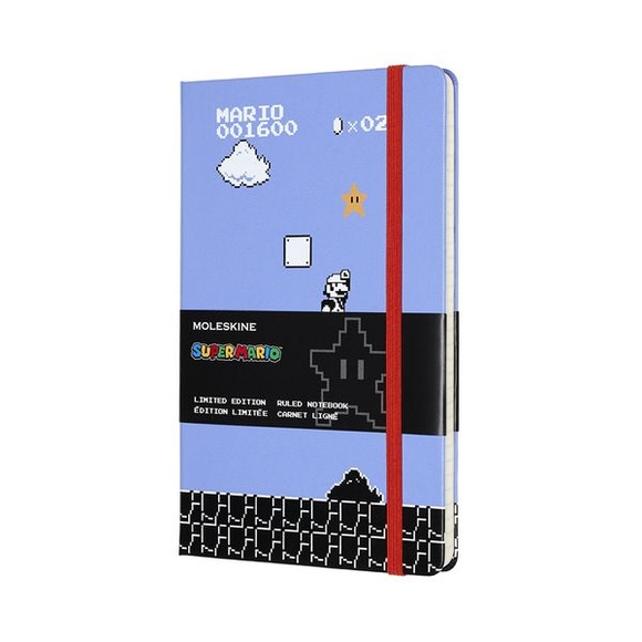 Moleskine Notizbuch - Super Mario Large/A5, Liniert, Hard Cover, Mario Im Spiel