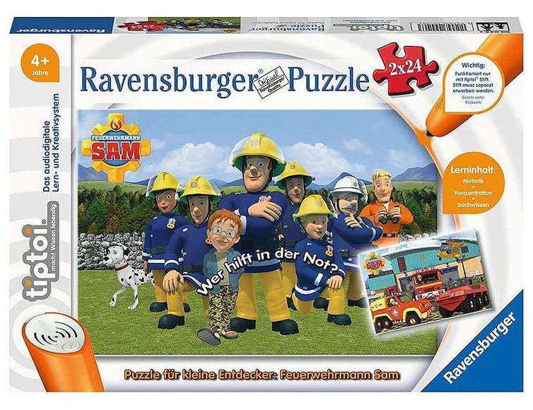 Tiptoi® Puzzle für kleine Entdecker: Feuerwehrmann Sam (Kinderpuzzle)