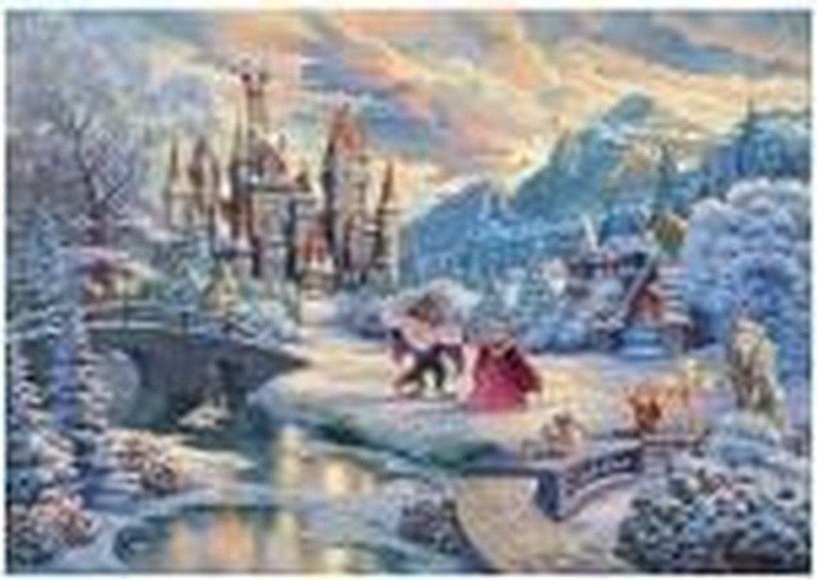 Schmidt 59671 - Disney, Die Schöne und das Biest, Zauberhafter Winterabend, Puzzle,