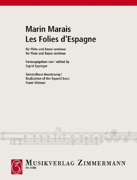 Les Folies d'Espagne, Flöte und Basso continuo