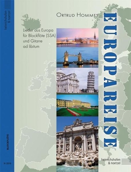 Europareise, für 3 Blockflöten (SSA) und Gitarre ad lib.