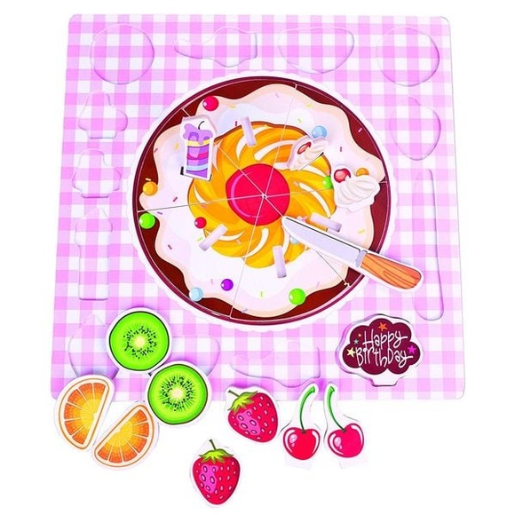 Bino Puzzle Obstkuchen 20 tlg