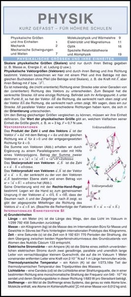 Physik: Kurz gefasst - Für höhere Schulen.