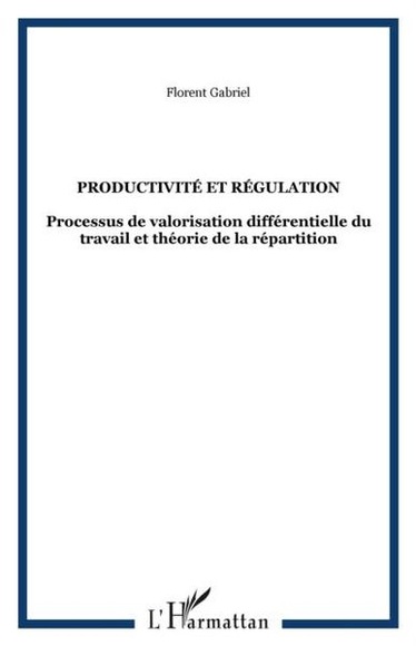 Productivite Et Regulation