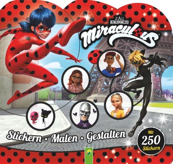 Miraculous: Stickern - Malen - Gestalten
