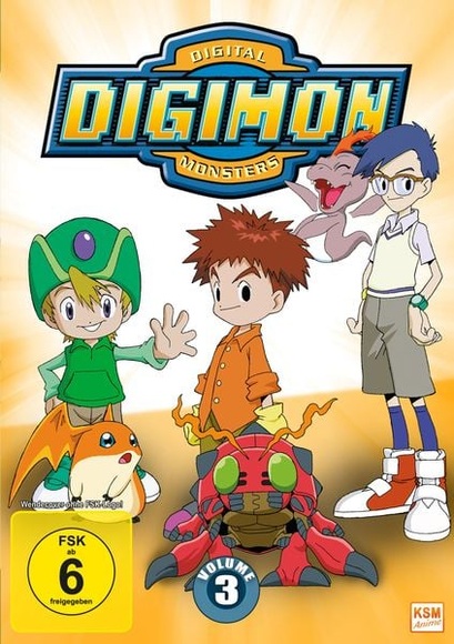 Digimon Adventure, 3 DVDs