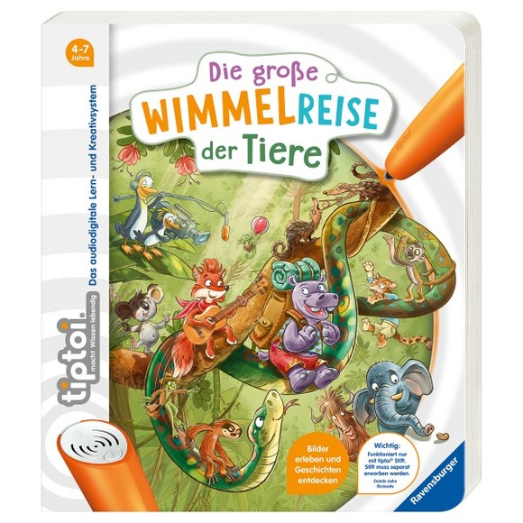 Tiptoi® Die große Wimmelreise der Tiere
