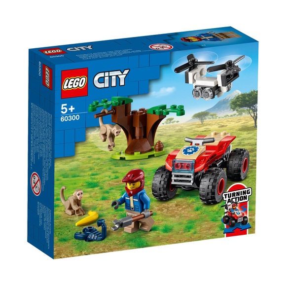 60300 City Tierrettungs-Quad, Konstruktionsspielzeug