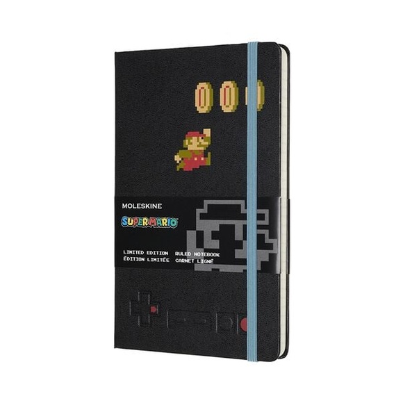 Moleskine Notizbuch - Super Mario Large/A5, Liniert, Hard Cover, Mario In Bewegung