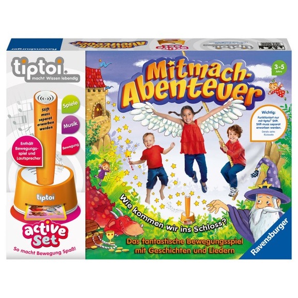 Tiptoi® active Set Mitmach-Abenteuer