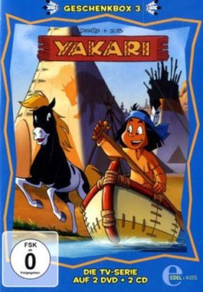 Yakari, Die Geschenkbox. Tl.3, 2 DVDs + 2 Audio-CDs
