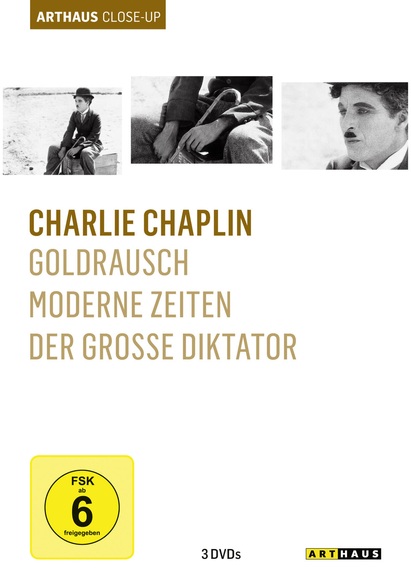 Charlie Chaplin, 3 DVDs