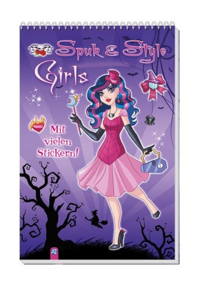 Sticker-Malblock 'Spuk & Style Girls'