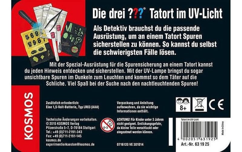 Kosmos Die drei ??? - Tatort im UV-Licht