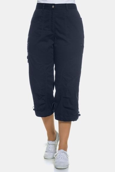 Grosse Grössen 7/8-Hose, Damen, blau, Größe: 44, Baumwolle, Ulla Popken