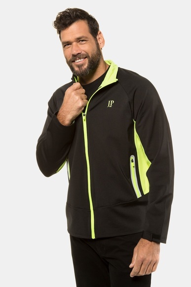 Große Größen Fahrrad-Jacke Herren (Größe L, schwarz) | JP1880 Jacken | Polyester/Elasthan