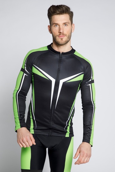 Grosse Grössen JAY-PI Fahrrad Trikot, Herren, grau, Größe: XXL, Polyester, JP1880