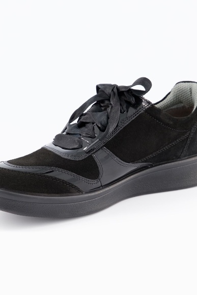 Grosse Grössen Jomos Sneaker, Damen, schwarz, Größe: 40, Sonstige/Leder, Ulla Popken