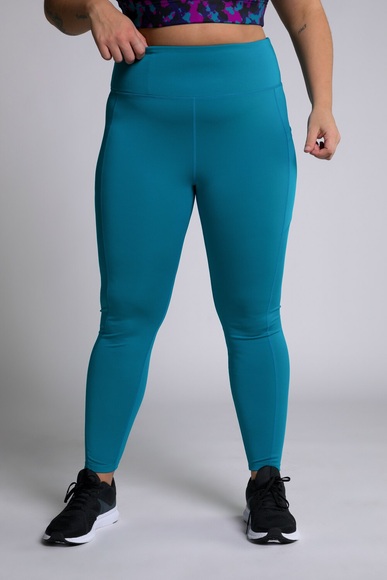 Grosse Grössen Sport Tights, Damen, türkis, Größe: 54/56, Polyester/Elasthan, Studio Untold