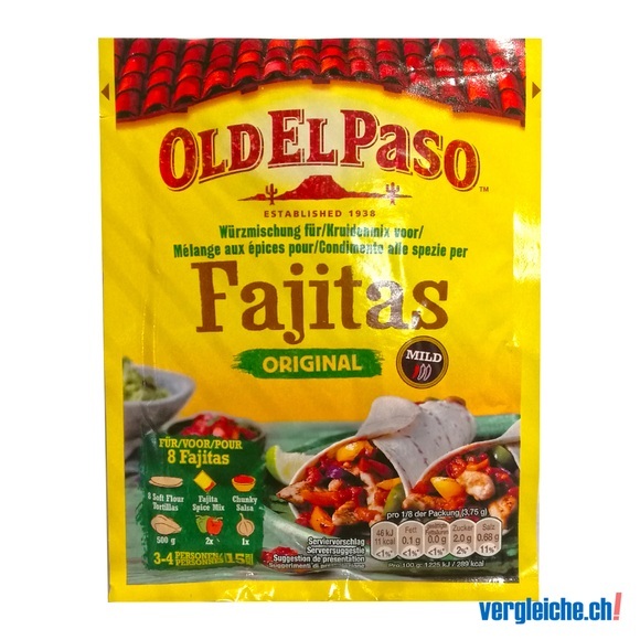 Würzmischung für Fajitas original