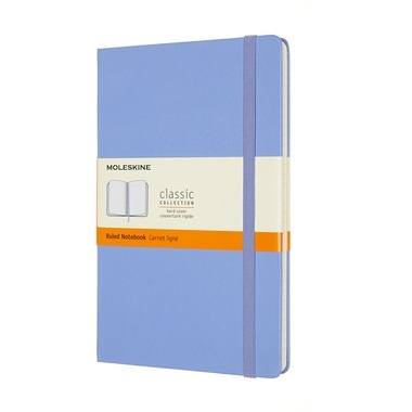 Moleskine Notizbuch Large/A5 Liniert, Hortensien Blau
