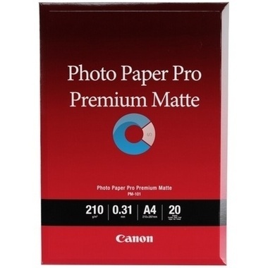 Canon Photo Paper Pro Premium Matte PM-101 8657B005 Fotopapier DIN A4 210 g/m² 20 Blatt Matt