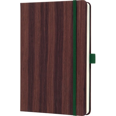CONCEPTUM Notizbuch A5 CO673 dark wood, dots 194 Seiten