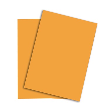 PAPYRUS Rainbow Papier FSC A4 88043101 mittelorange, 120g 250 Blatt