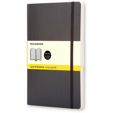 Moleskine soft, Pocket Size, Kariertes Notizbuch