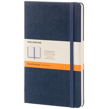 Moleskine Notizbuch, Large Size, Liniert, saphir