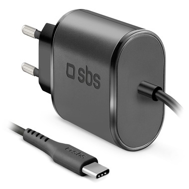 SBS Reiseladegerät Type C - Reiseladegerät (Schwarz)