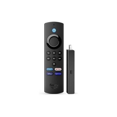 AMAZON Fire TV Stick Lite mit Alexa-Sprachfernbedienung Lite (ohne TV-Steuerungstasten) - TV-Stick (Schwarz)