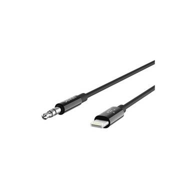 Belkin iPhone USB-Kabel [1x Apple Lightning-Stecker - 1x Klinkenstecker 3.5 mm] 0.9 m Schwarz
