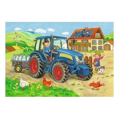 Ravensburger Puzzle Baustelle und Bauernhof