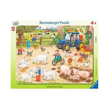 RAVENSBURGER Puzzle 30-48 Teile Auf dem grossen Bauernhof