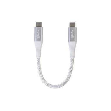 onit USB 3.0-Kabel 60 W, USB-C - USB-C, 0.1 m, Weiss