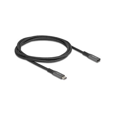 Delock USB 3.1-Verlängerungskabel 10Gbps PD 100 W USB C - USB C 1 m