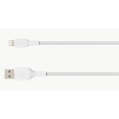 Belkin BOOST CHARGE - Lightning-Kabel - Lightning (M) bis USB (M) - 3 m - weiß - für Apple iPad/iPhone/iPod (Lightning)