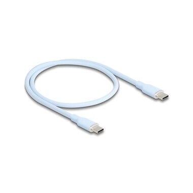 Delock USB 2.0-Kabel Silikon USB-C - USB-C 0.5 m